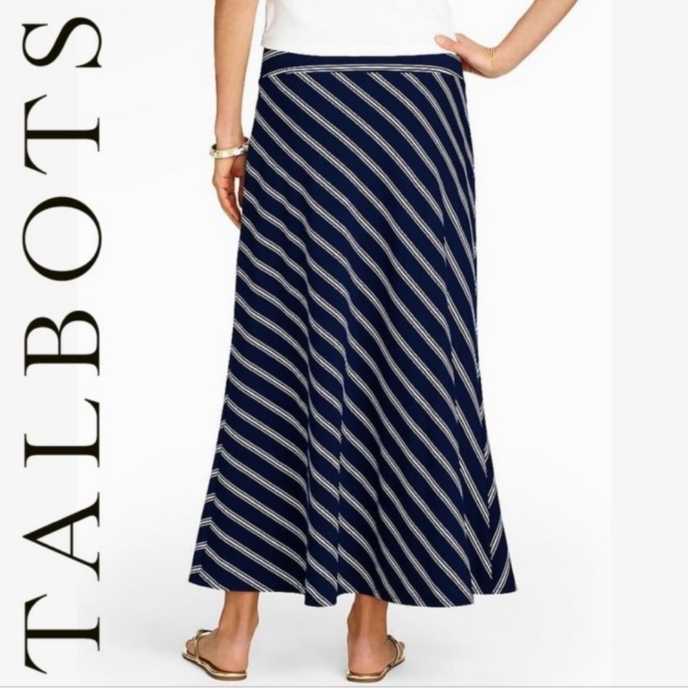 ✂️ Talbots Striped Maxi Skirt